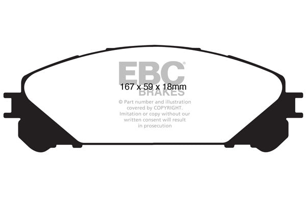 EBC Brakes Brake Pad - DP1837