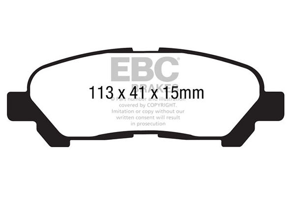 EBC Brakes Brake Pad - UD1838