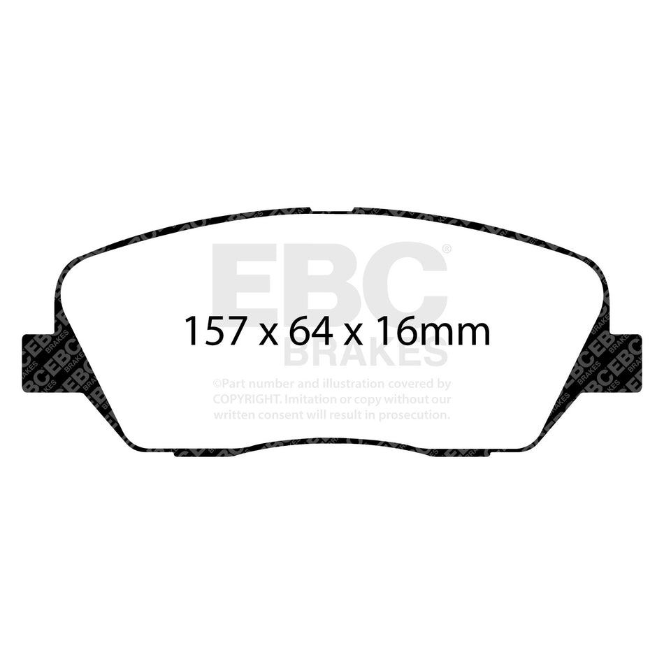 EBC Brakes Brake Pad - UD1844