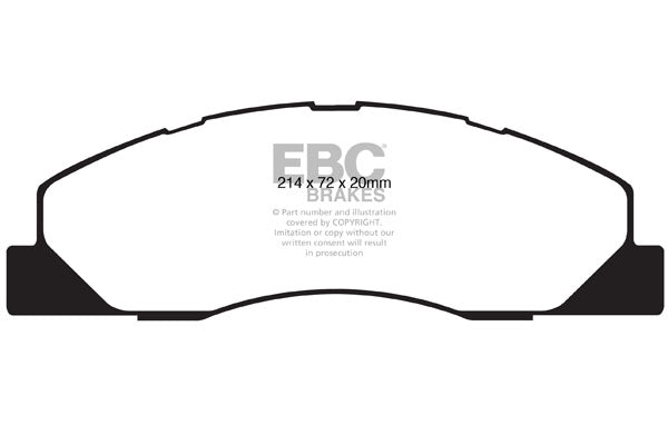 EBC Brakes Brake Pad - DP41847R