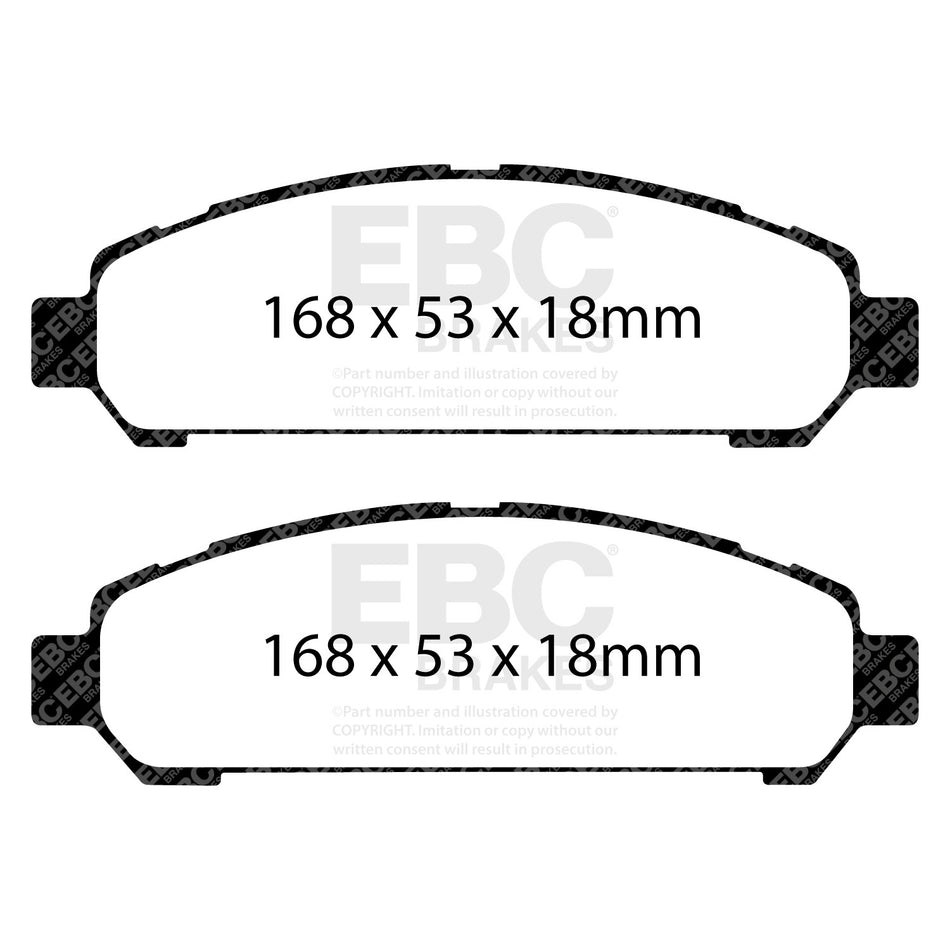 EBC Brakes Brake Pad - DP41851R