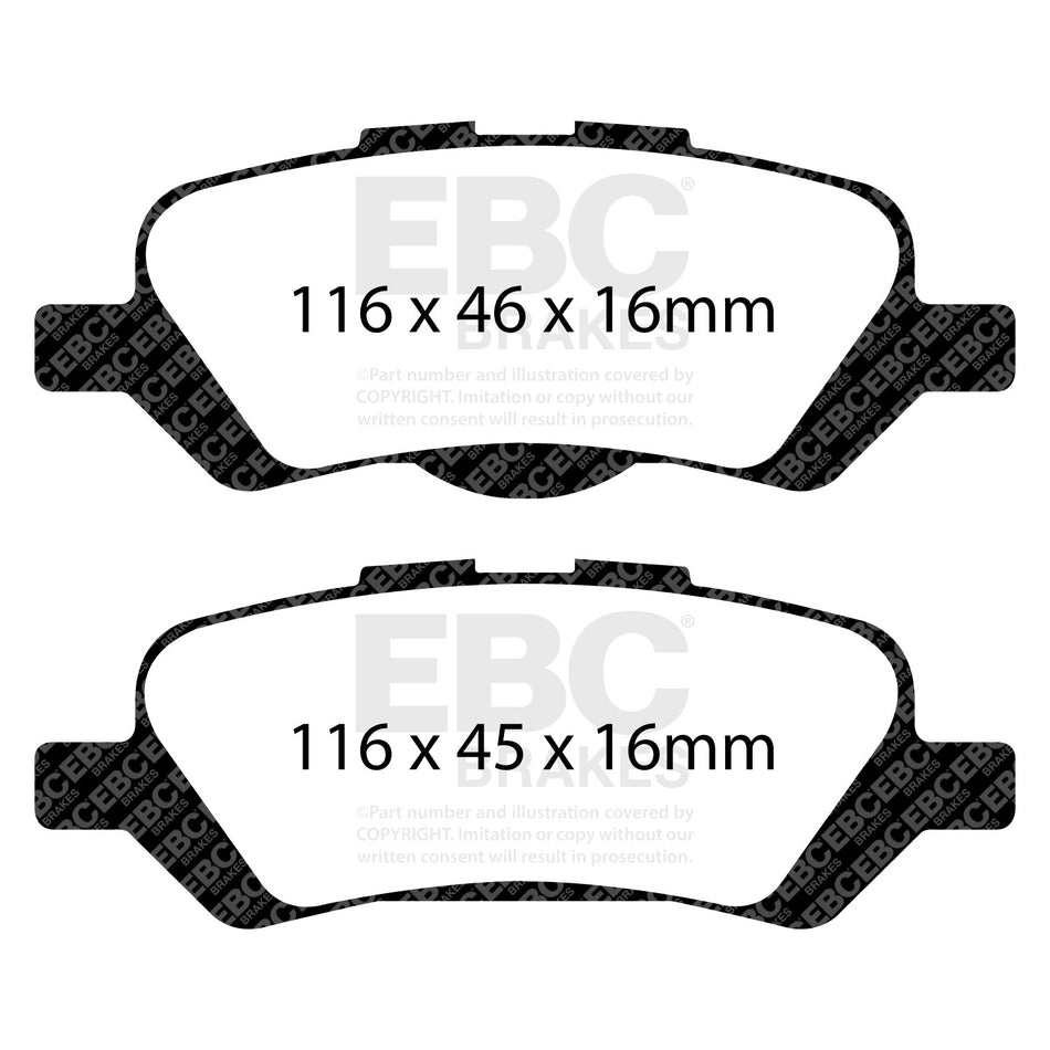 EBC Brakes Brake Pad - UD1852