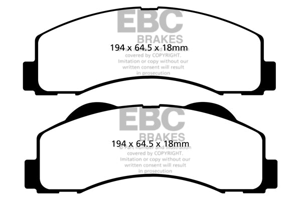 EBC Brakes Brake Pad - DP1855