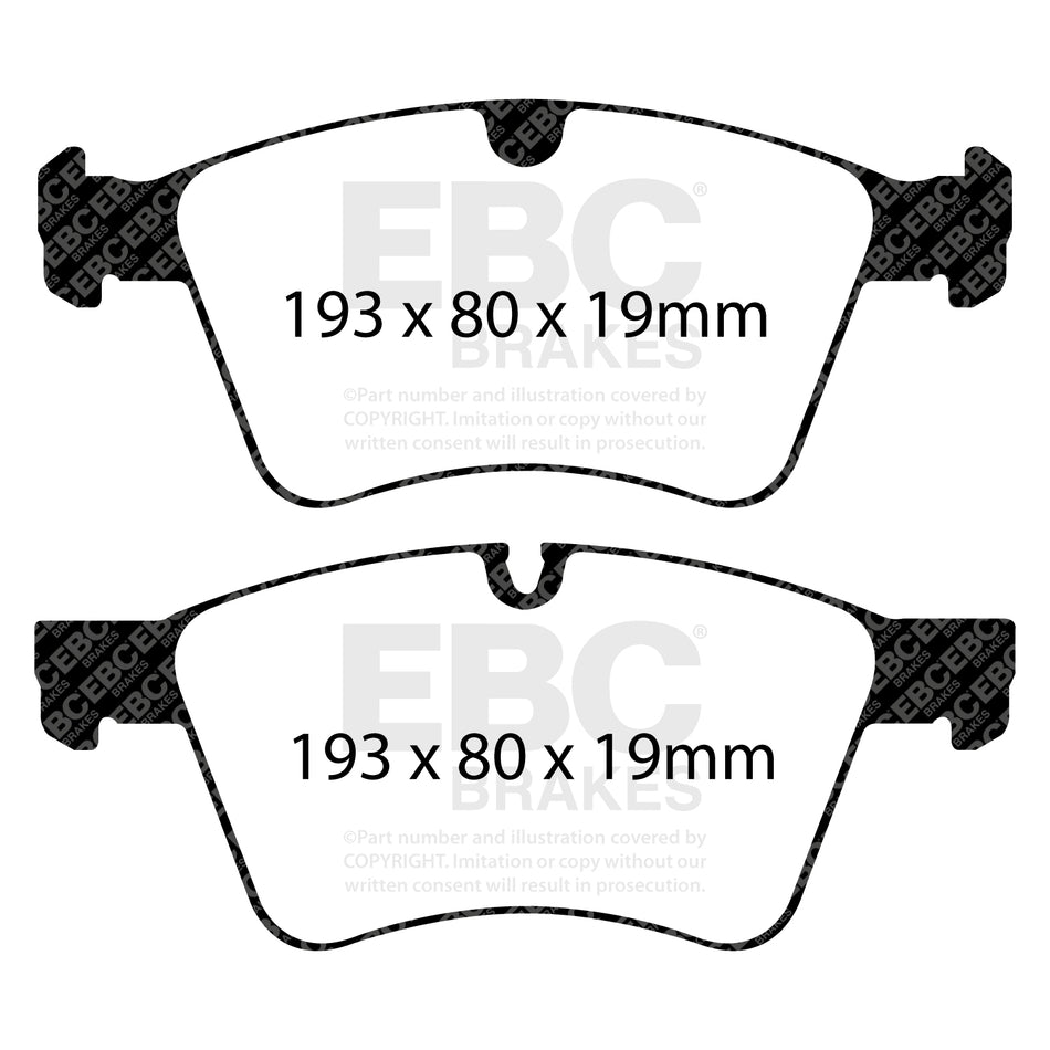 EBC Brakes Brake Pad - DP41860R