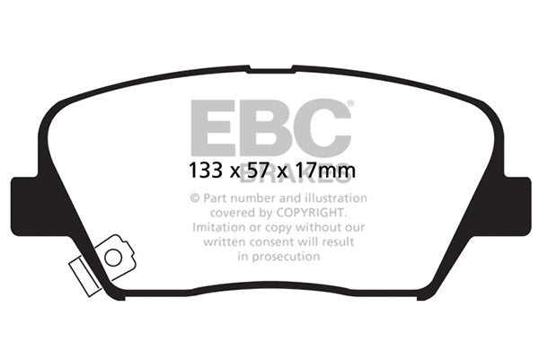 EBC Brakes Brake Pad - DP1863
