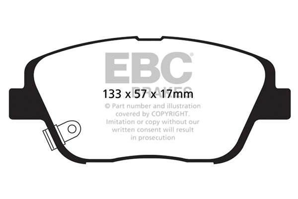 EBC Brakes Brake Pad - DP31864C