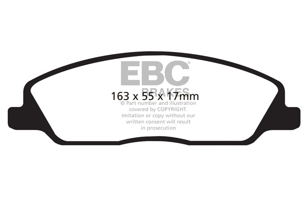 EBC Brakes Brake Pad - UD1869