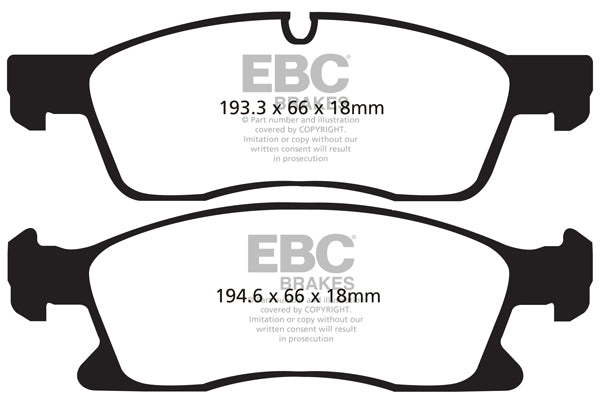 EBC Brakes Brake Pad - DP61871