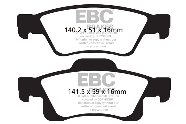 EBC Brakes Brake Pad - DP1872