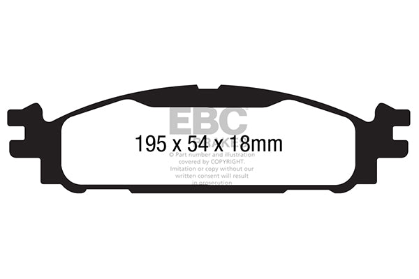 EBC Brakes Brake Pad - DP1873