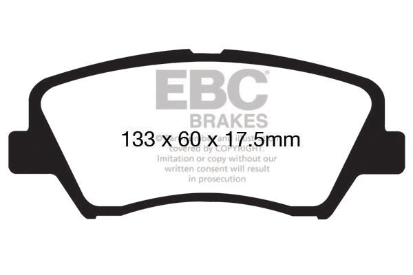 EBC Brakes Brake Pad - DP21874