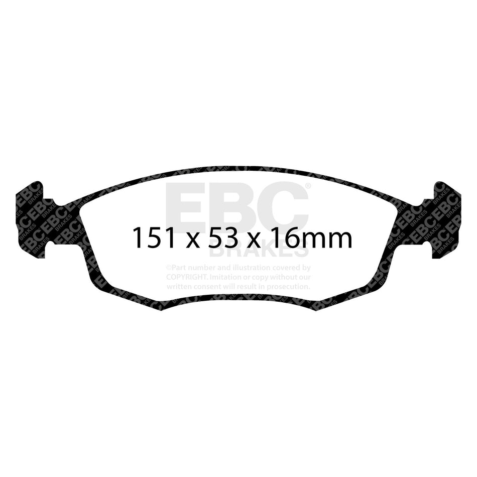 EBC Brakes Brake Pad - DP1879