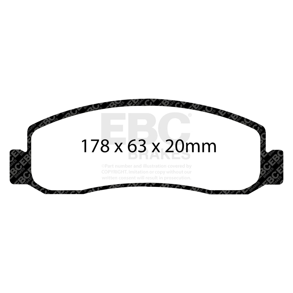 EBC Brakes Brake Pad - UD1892