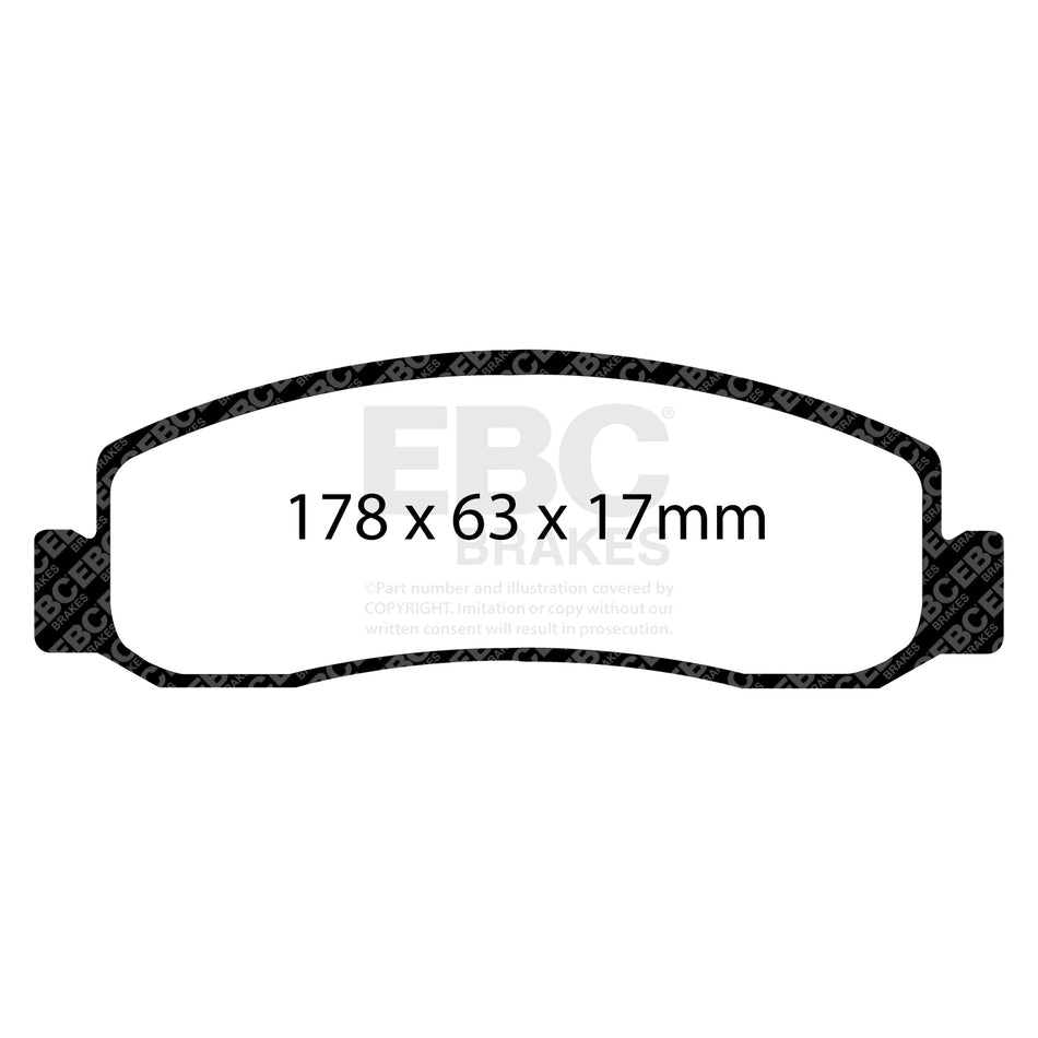 EBC Brakes Brake Pad - UD1898