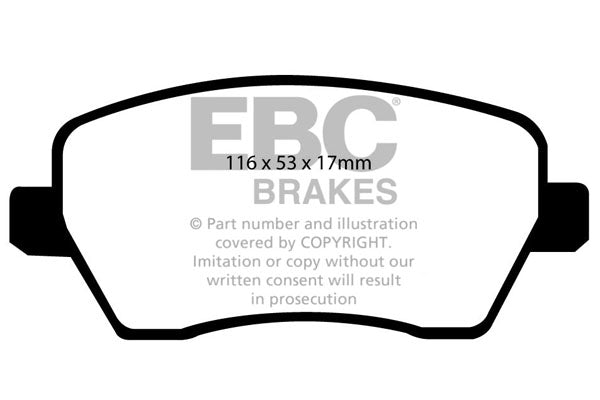 EBC Brakes Brake Pad - UD1903