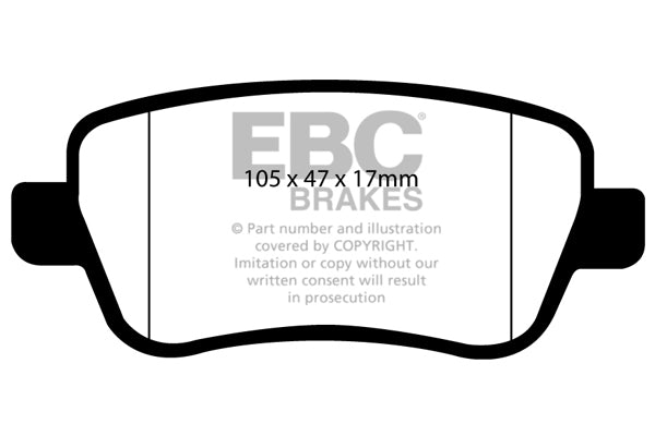 EBC Brakes Brake Pad - UD1910
