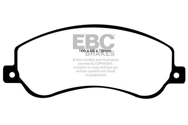 EBC Brakes Brake Pad - UD1917
