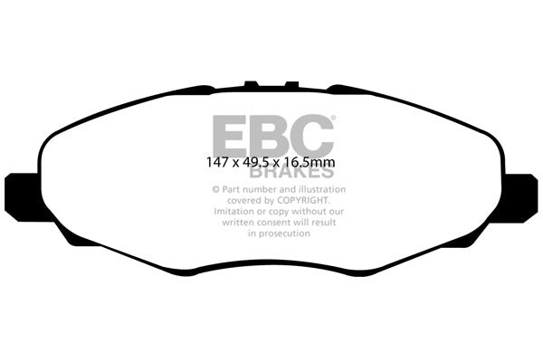 EBC Brakes Brake Pad - UD1924