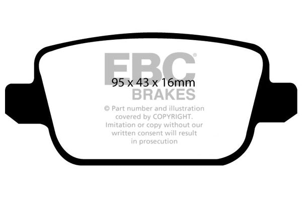 EBC Brakes Brake Pad - DP41933R