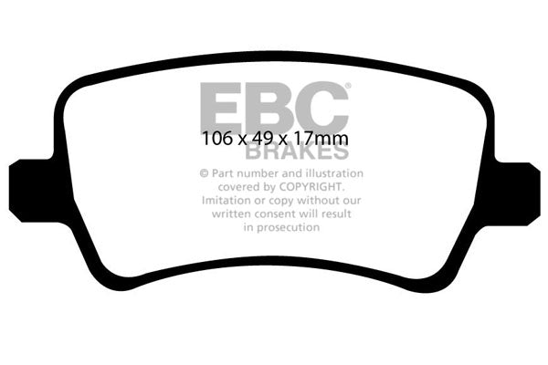 EBC Brakes Brake Pad - DP61934