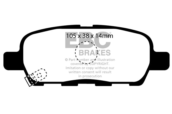 EBC Brakes Brake Pad - DP61955