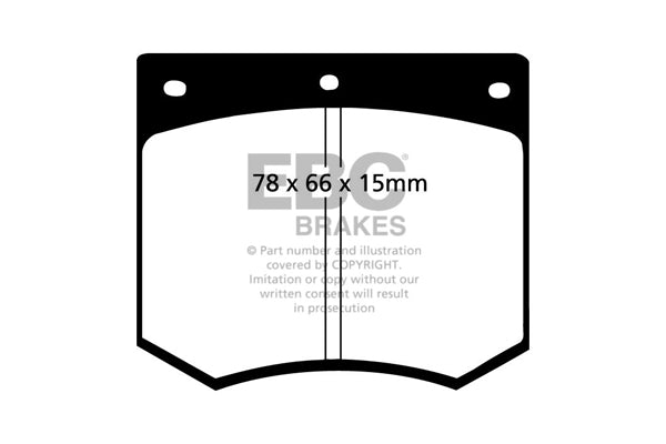 EBC Brakes Brake Pad - DP3291C