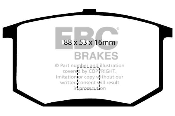 EBC Brakes Brake Pad - DP3298C