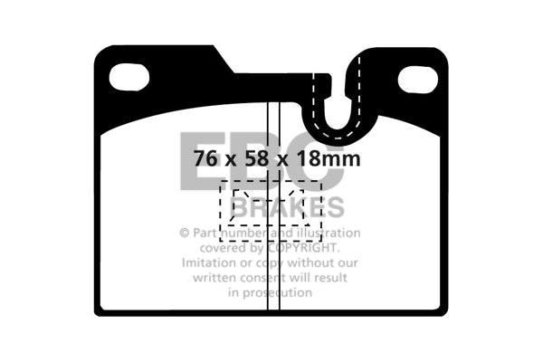 EBC Brakes Brake Pad - DP2346