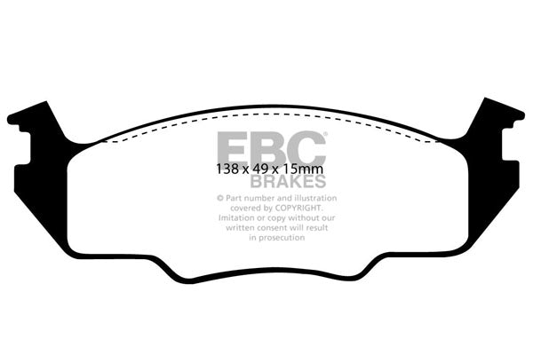 EBC Brakes Brake Pad - DP2366