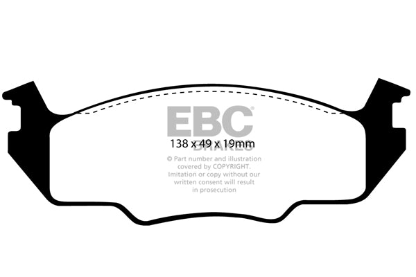 EBC Brakes Brake Pad - DP2366