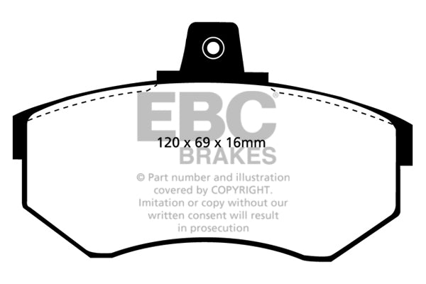 EBC Brakes Brake Pad - UD369