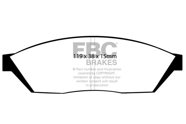 EBC Brakes Brake Pad - UD374