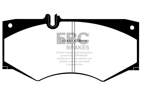 EBC Brakes Brake Pad - UD413