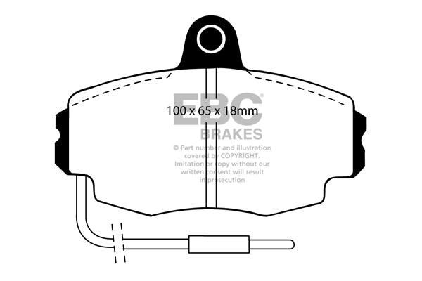 EBC Brakes Brake Pad - UD426