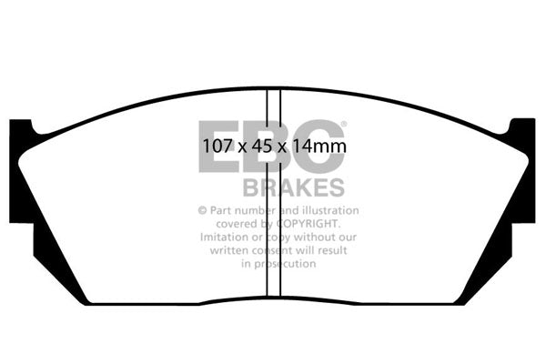 EBC Brakes Brake Pad - DP432