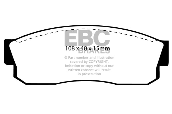EBC Brakes Brake Pad - DP4452R