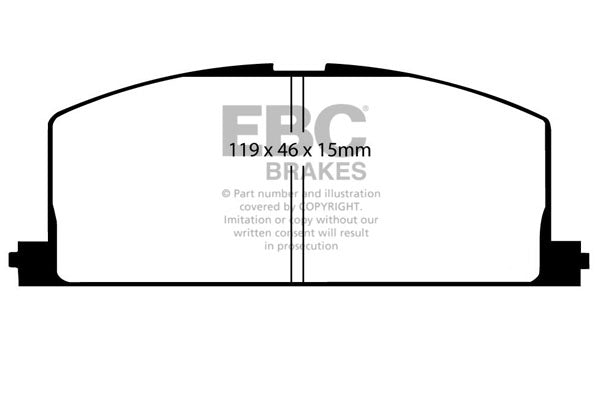 EBC Brakes Brake Pad - DP3453C