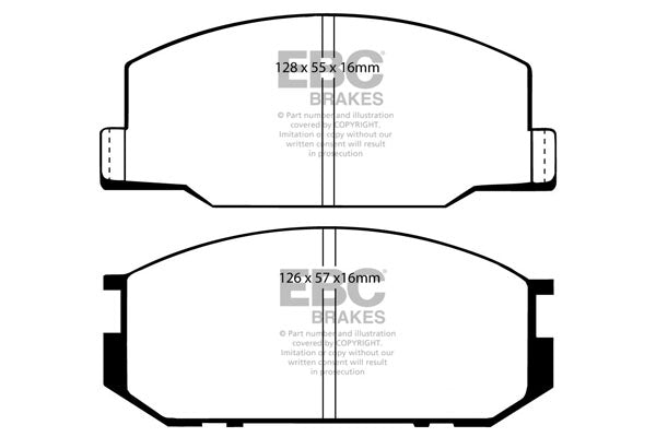 EBC Brakes Brake Pad - DP4456R
