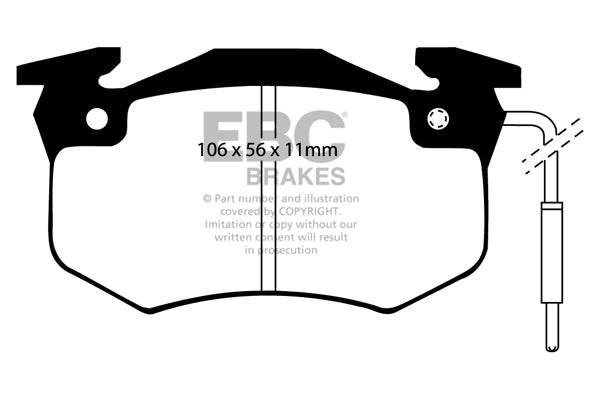 EBC Brakes Brake Pad - UD458