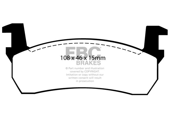 EBC Brakes Brake Pad - UD484