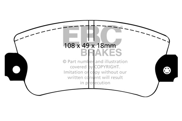 EBC Brakes Brake Pad - UD485