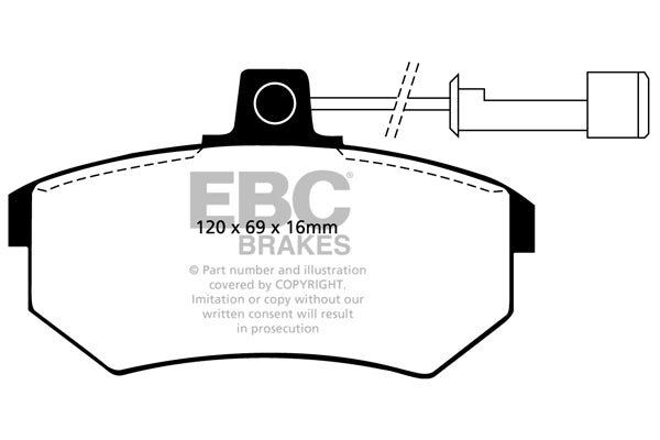 EBC Brakes Brake Pad - DP486