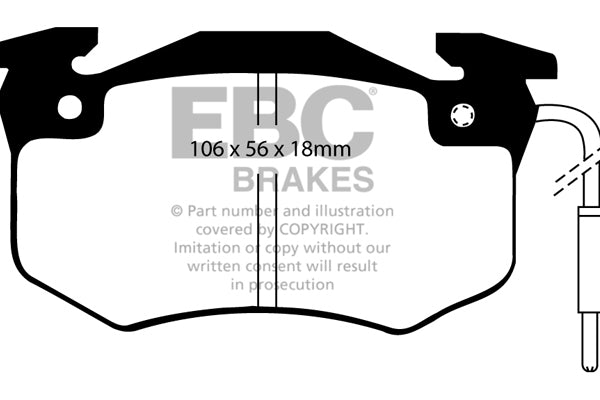 EBC Brakes Brake Pad - UD489