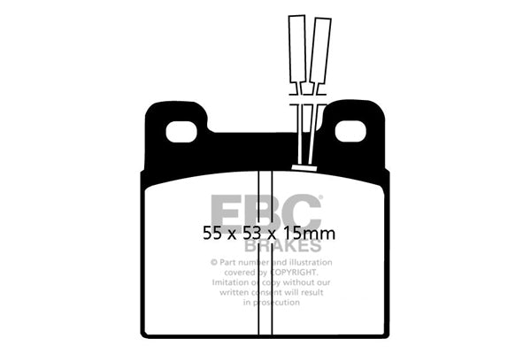 EBC Brakes Brake Pad - UD508
