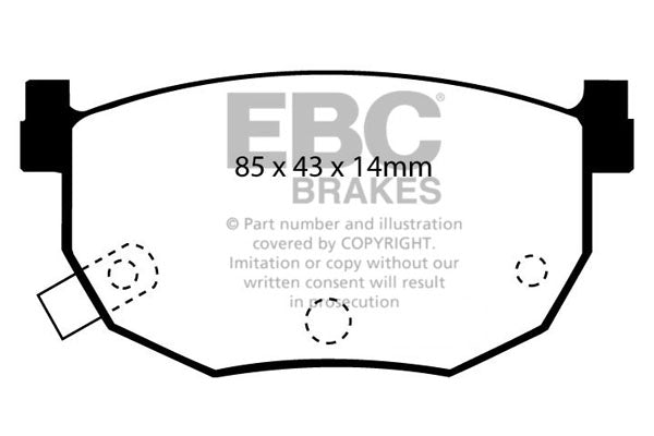 EBC Brakes Brake Pad - DP3528C