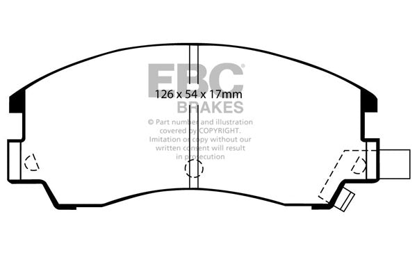 EBC Brakes Brake Pad - UD582