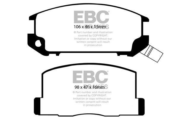 EBC Brakes Brake Pad - DP602