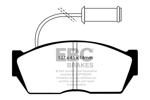 EBC Brakes Brake Pad - UD606