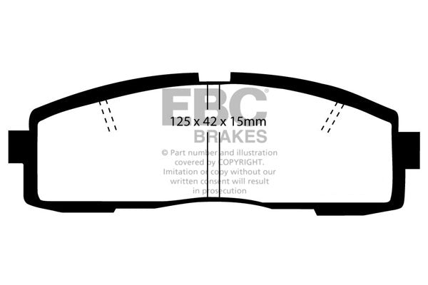 EBC Brakes Brake Pad - DP3608/2C