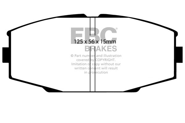 EBC Brakes Brake Pad - DP3610C
